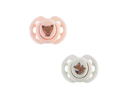 Tommee Tippee Soother Fun Friends Fox Girl 0-6M 2 pieces