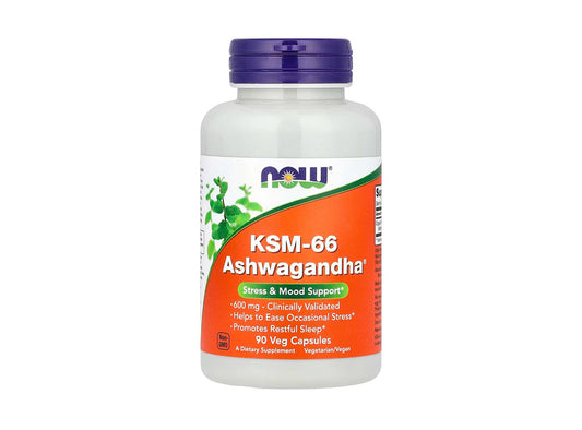 Now KSM 66 Ashwagandha 600Mg 90 capsules