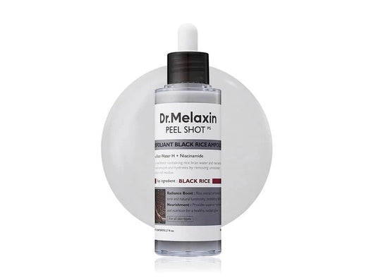Dr Melaxin Peel Shot Exfoliating Black Rice Ampoule 80 ml