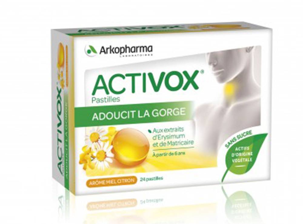 Activox Miel Et Citron 24 pastilles