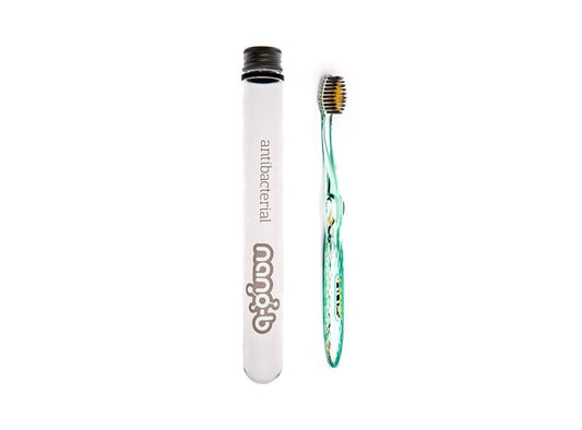 Nano B Toothbrush Gold Green Medium