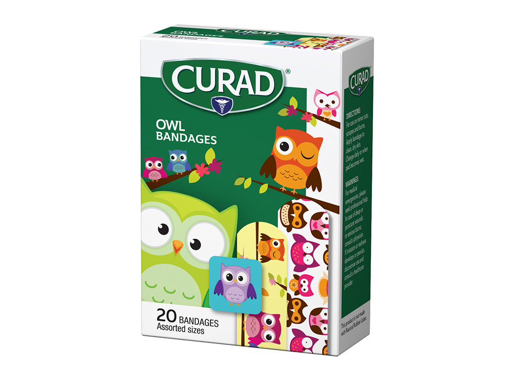 Curad Plaster Kids Owl 20 pieces