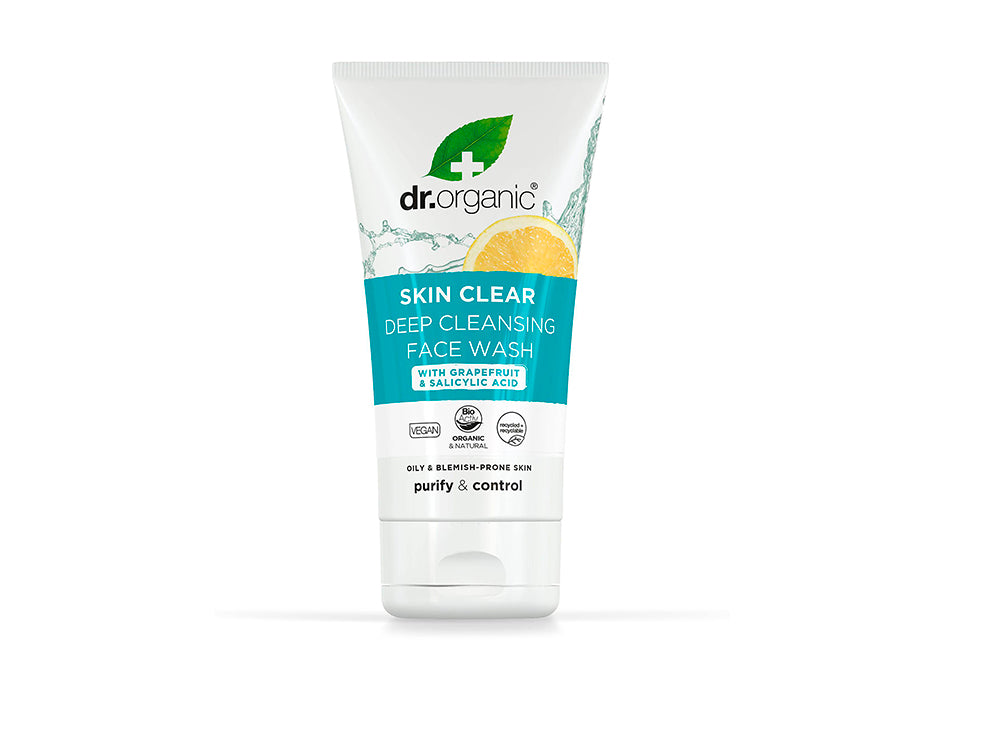 Dr Organic Skin Clear Deep Cleansing Face Wash 125 ml