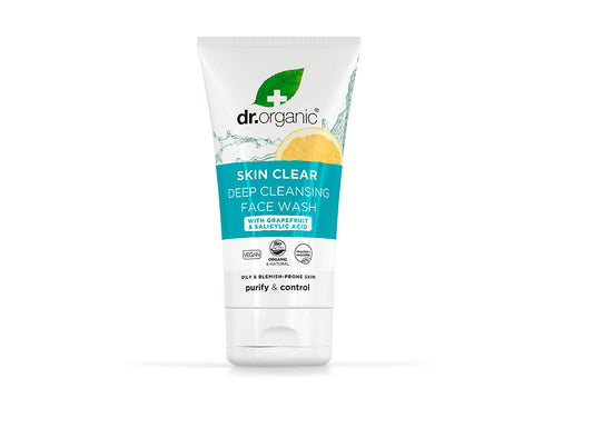 Dr Organic Skin Clear Deep Cleansing Face Wash 125 ml