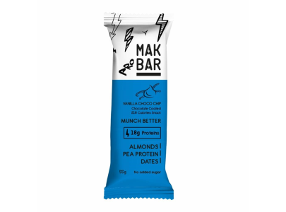 Mak Bar Pro Vanilla Choc Chip (18G Protein) 55Gr