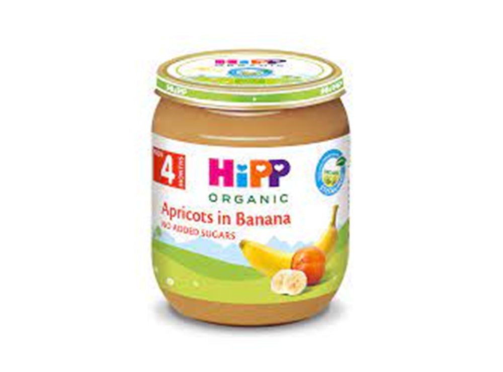 Hipp Apricots In Banana 4M 125 g