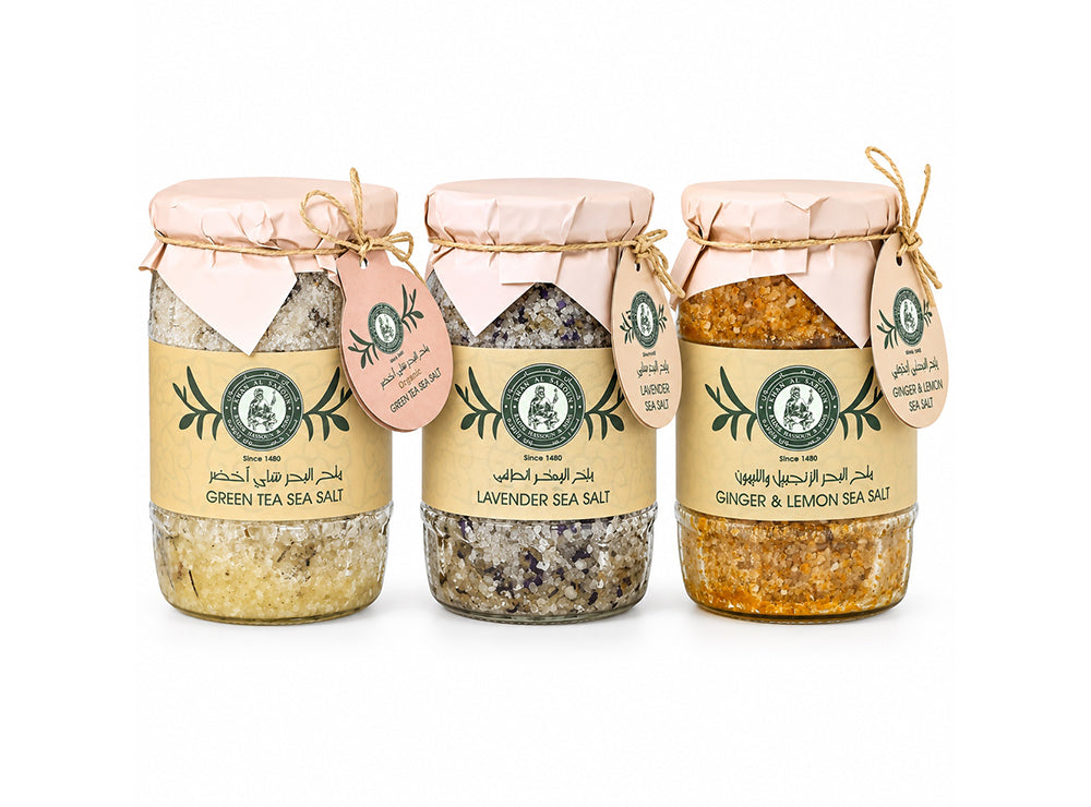 Khan Al Saboun Sea Salt Body & Feet Scrub Ginger & Lemon 350 g