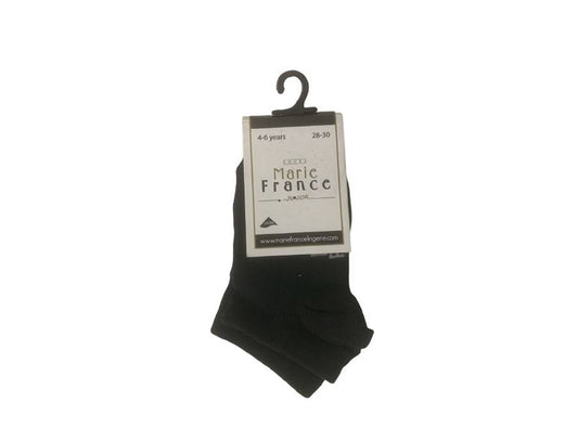 Tourbillon Erica Junior Socks Cotton Lycra Black 4 To 6 Years Size 28 To 30