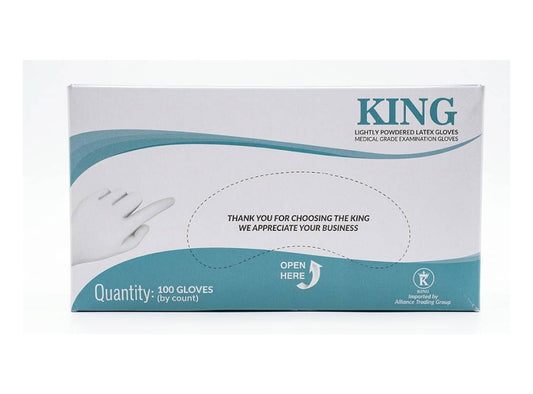 Latex Gloves Small Powderd  100 pieces