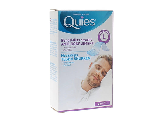 Quies Anti Snoring Nasal Strips Large