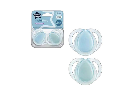 Tommee Tippee Soother Night Time Boy 0-6M 2 pieces