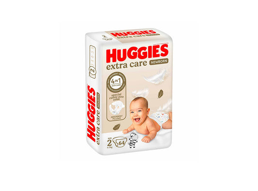Huggies 2 (4 To 7 Kg) 64 pieces