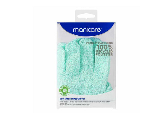 Manicare Eco Exfoliating Gloves Green 26018