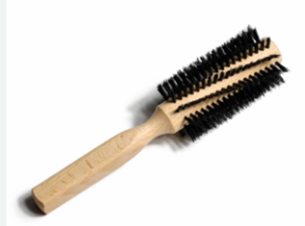 The Body Set Round Beech Hair Brush