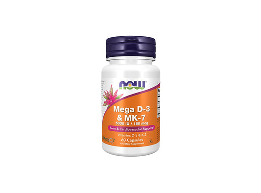 Now Mega D3 & MK7 180 mcg