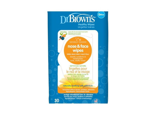 Dr Brown's Nose&Face Wipes
