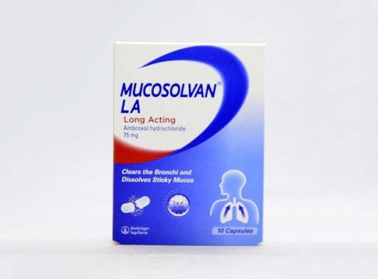 Mucosolvan La 75Mg 10 capsules