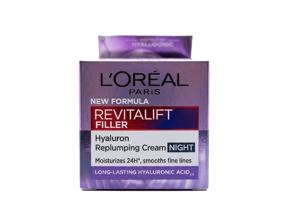 L'Oreal Revitalift Filler Hyaluron Replumping Night Cream 50 ml