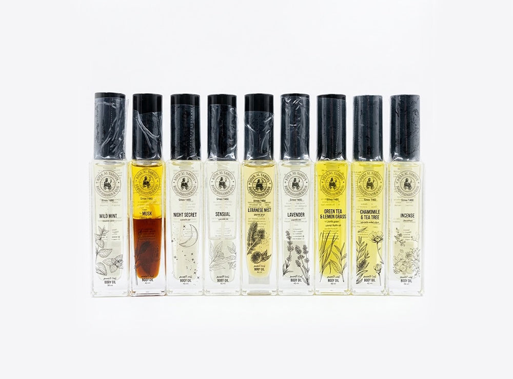 Khan Al Saboun Body Oil Green Tea & Lemon Grass 40 ml