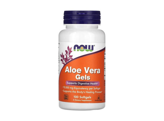 Now Aloe Vera Gels 10,000Mg 100 softgels