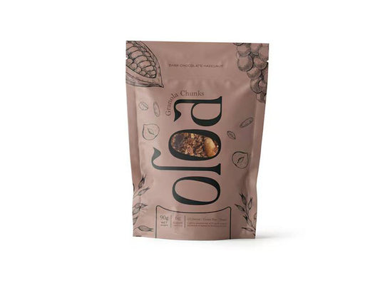 Oloa Dark Chocolate Hazelnut Granola Chunks 90 g