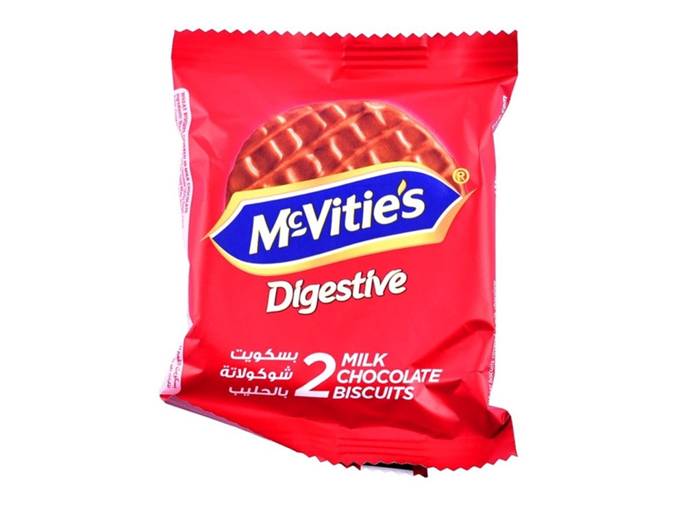 Mcvities Degestive Biscuits Milk Chocolate *2 33.3 g