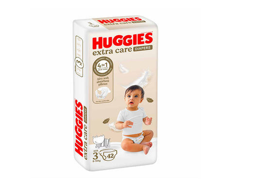 Huggies 3 ( 4-9Kg) 42 pieces