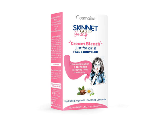 Skinnet Gold Young Cream Bleach Face & Body Kit 75 ml