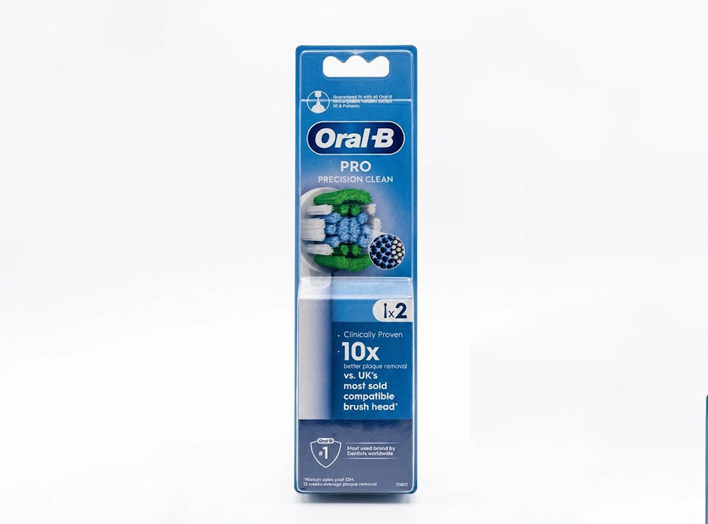 Oral B Pro Toothbrush Heads Refill Precision Clean 2 pieces
