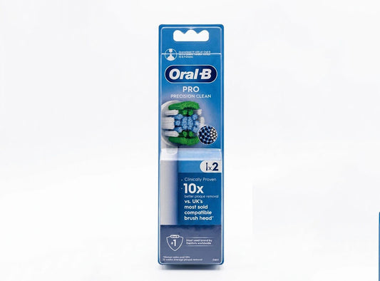 Oral B Pro Toothbrush Heads Refill Precision Clean 2 pieces