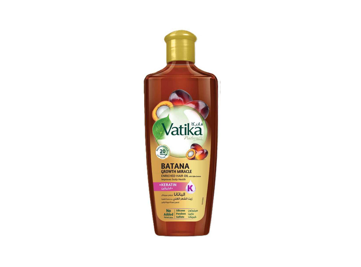 Vatika Hair Oil Batana With Caffeine & Keratin 200 ml