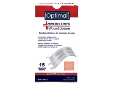 Optimal Wound Closure Adhesive Strips X15 0.47 inch