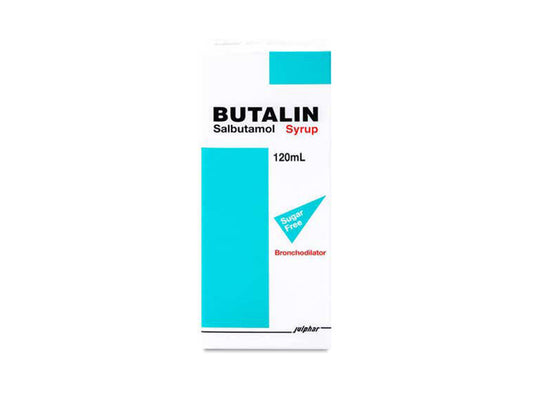 Butalin 2Mg/5Ml Syrup Sugar Free 120 ml