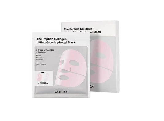 Cosrx The Peptide Collagen Lifting Glow Hydrogel Mask 3 pieces