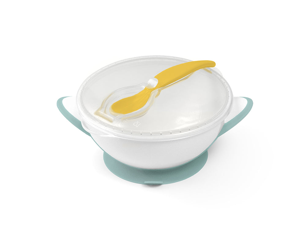 Baby Ono Suction Bowl With Spoon Green 6M+ 1063/04 300 ml