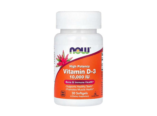 Now Vitamin D3 10,000Iu 30 pieces
