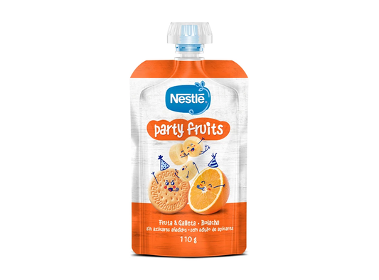 Nestle Party Fruits Banana Orange & Cookies 110 g
