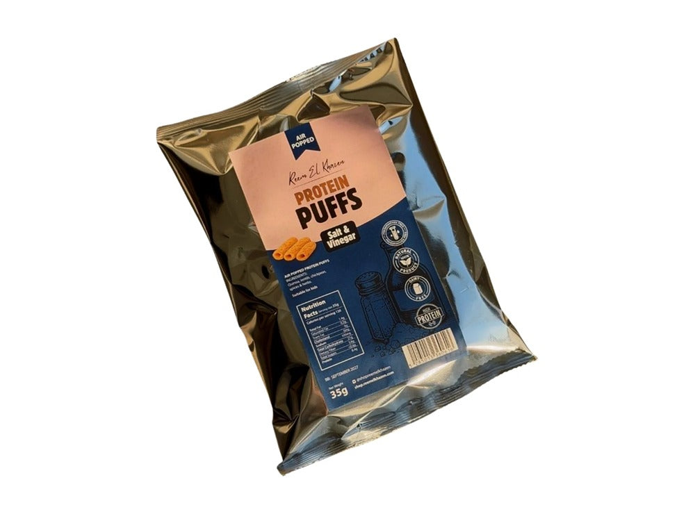 Reem El Khazen Protein Puffs Salt & Vinegar 8.4G Protein 35 g