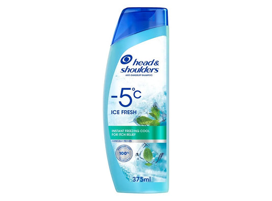 Head & Shoulders Shampoo Alaska Instant Freezing Ice Fresh 375 ml