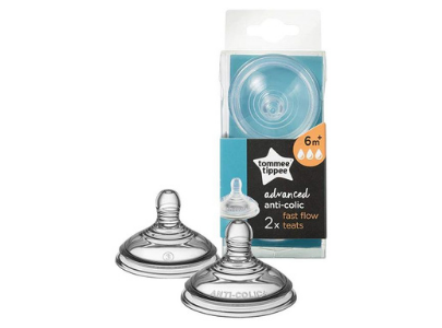 Tommee Tippee Anti Colic Fast Flow Teats 6M+