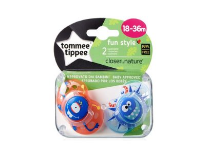Tommee Tippee Fun Style Soothers 18 to 36 Months