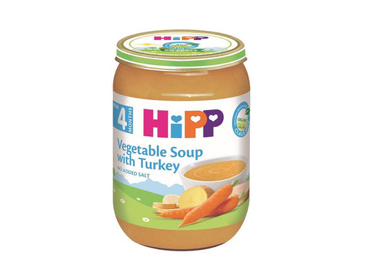 Hipp Vegetable Soup With Turkey 4M+ 190 g