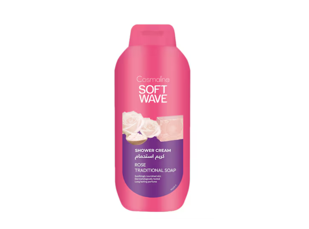 Soft Wave Shower Gel Rose Traditional Soap 650 ml
