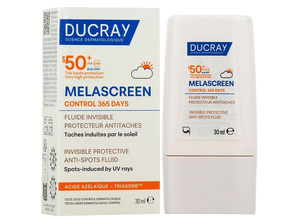 Ducray Ecran Melascreen Control 365 Days Fluide Invisible  Spf50+ 30 ml