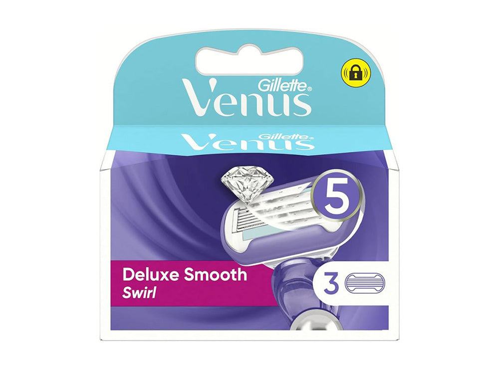 Gilette Venus Deluxe Smooth Swirl 5 Rechange 3 pieces