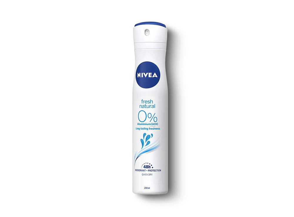 Nivea Deo Spray Fresh Natural Aluminum Free For Women 200 ml