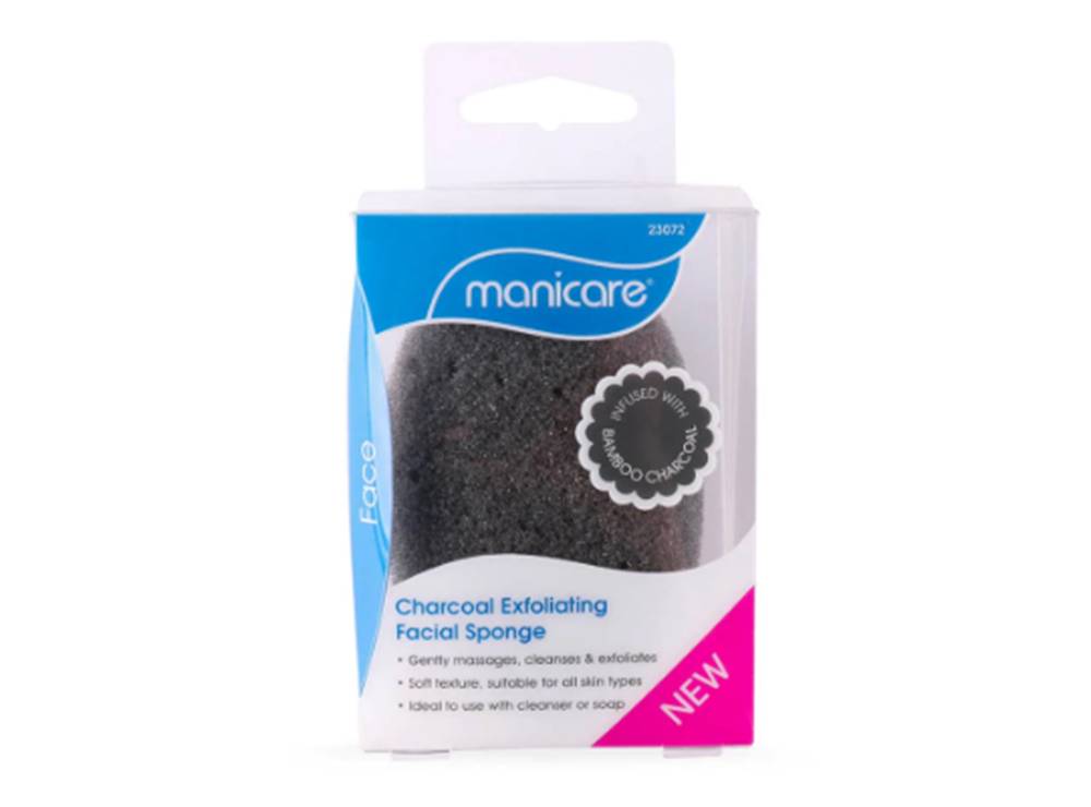 Manicare Charcoal Exfoliating Facial Sponge