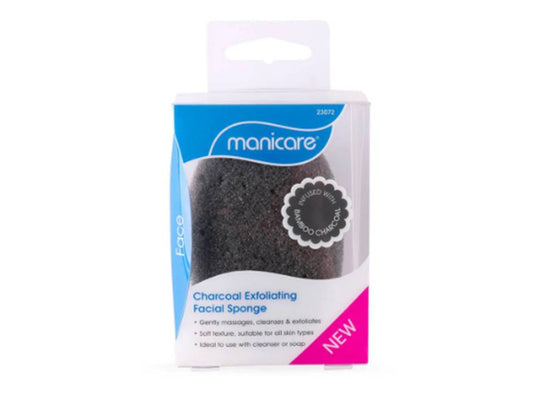 Manicare Charcoal Exfoliating Facial Sponge