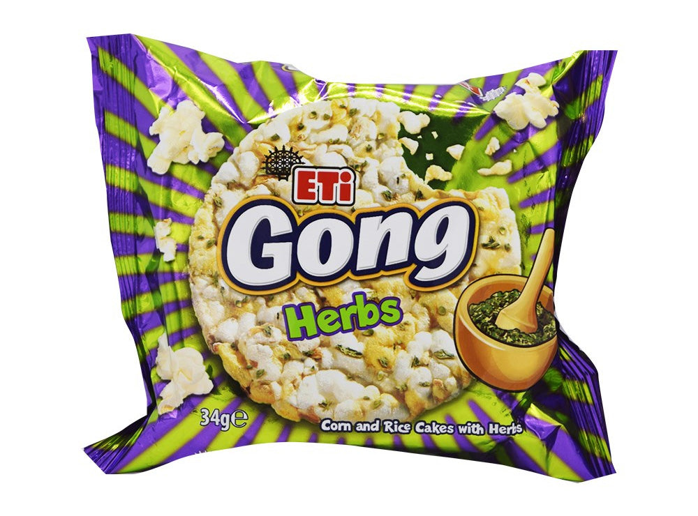 Eti Gong Corn & Rice Cakes Herbs 34 g
