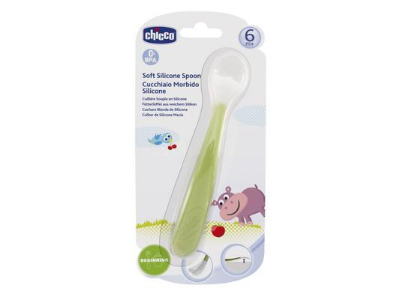 Chicco Soft Silicone Spoon 6+